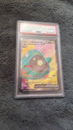 Pokémon Iono's Bellibolt ex Ultra Rare Holo PSA 10 172/159