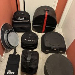 Drum Set Bags, Cases, & Mesh Heads