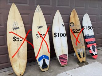 Assorted Surfboards
