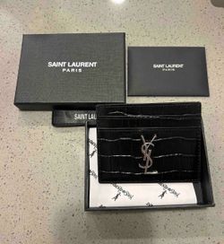 Ysl black card holder