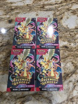 Pokemon Cards Ascended Heroes Booster Bundle