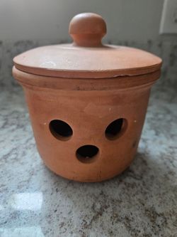 Vintage Himark Terracotta Garlic Keeper