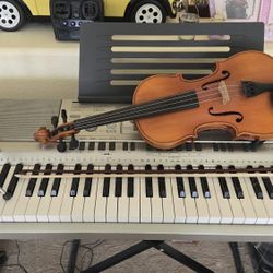 Casio Keyboard & Violin 