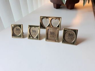🌿🌼5pc Mini Brass Frames🌼🌿