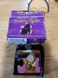 Beauty and the beast pin set