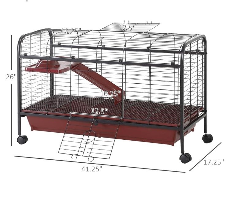 Pawhut small animal, cage, rabbit, guinea pig, etc. new inbox