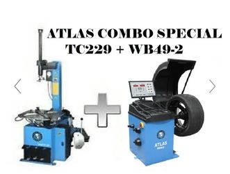 Atlas tire machine and balancer