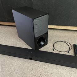 Sony Sound Bar And Wireless Subwoofer (SA-CT290 And SA-WCT290)