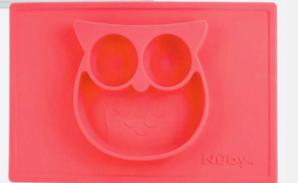 Nuby Large Owl Plate