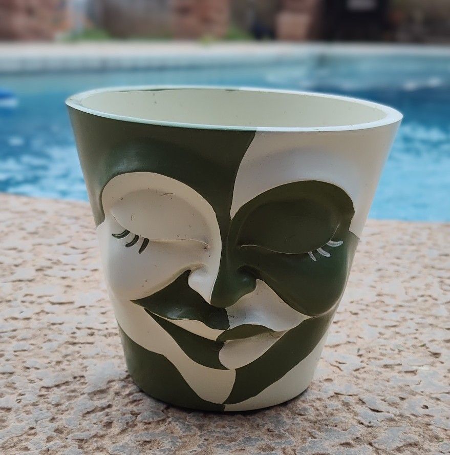 GUGUGO Face Planters Pots with Drainage, Flower Plant Pots for Indoor Plants, Unique Funny Small Succulent Desk Vase for Plant
Lover Gifts (Bicolor-G