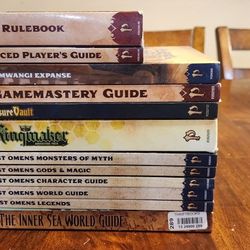 Pathfinder 2e, Pathfinder 1, RPG Books TTRPG Lot Or Individual Make Offer