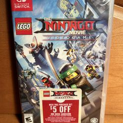 Nintendo Switch Lego The Ninjago Movie Video game 