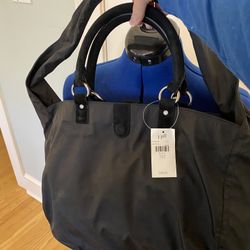 J Jill Large Canvas Black Bag