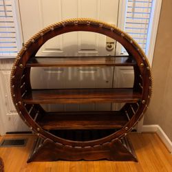 Round Wooden Shelf