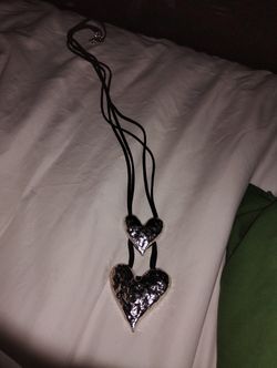 2 heart necklace