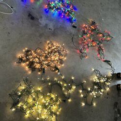 5 Light Strands, Incandescent.