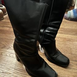 Vintage Black Boots 