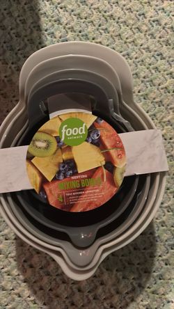 Food Network Nesting Mixing Bowls Set of 4