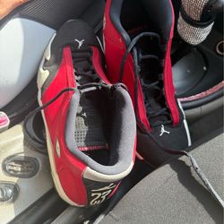 Red and black Jordan