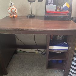 Ikea BRUSALI Desk, brown, 35 3/8x20 1/2 "