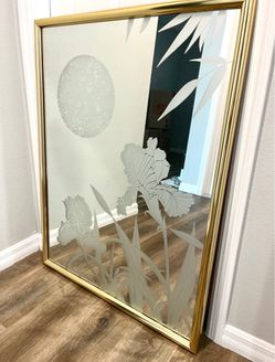 Vintage Etched Mirror (Artmaster Studios)