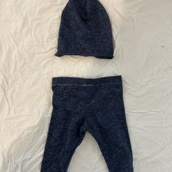 Denim Newborn Photography Outfit