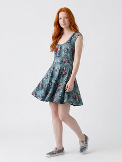 Disney The Little Mermaid Stained Glass Skater Dress