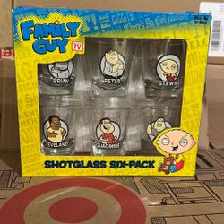 Family Guy Shot glass 6 Pack