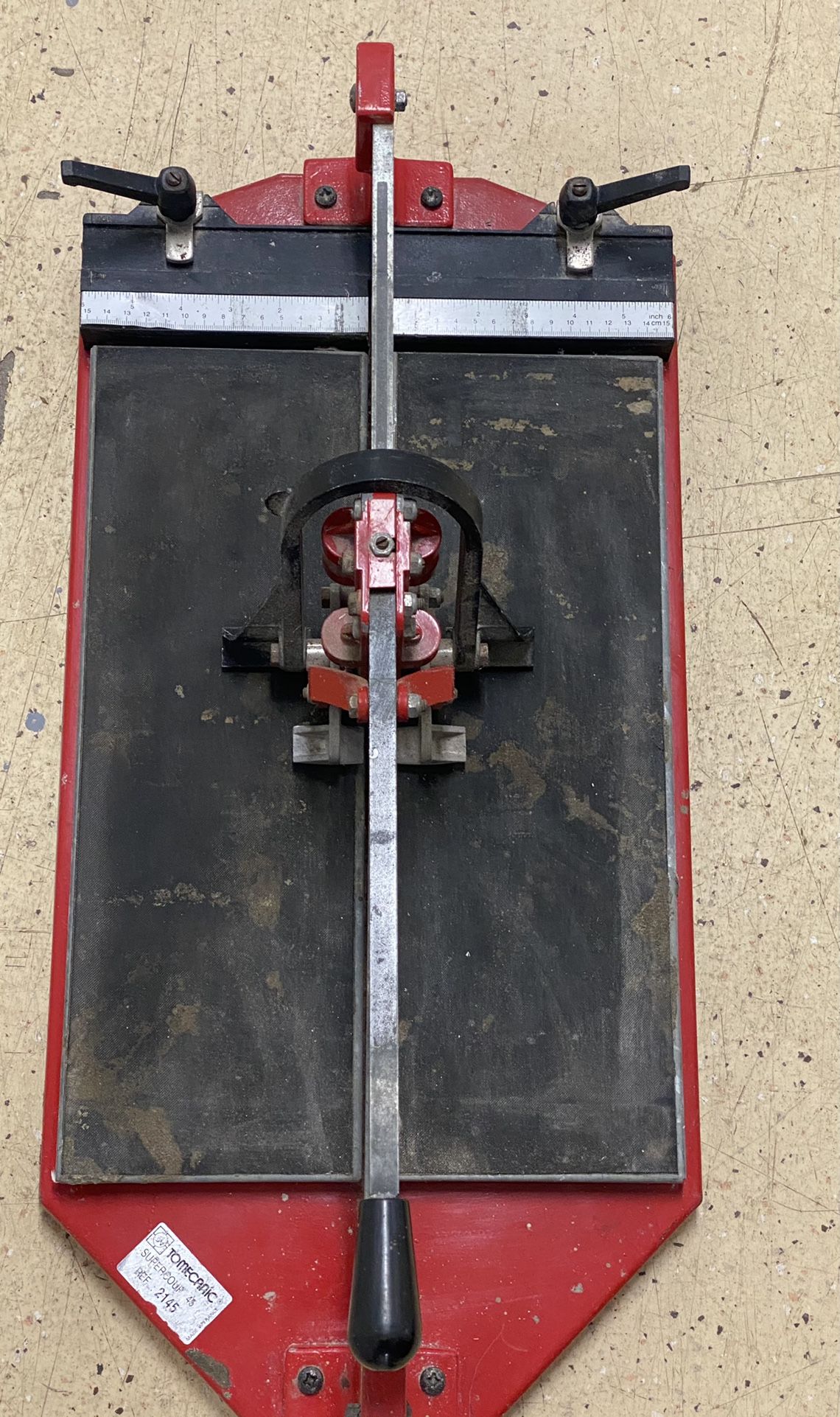 TOMECANIC TILE PORCELAIN CERAMIC CUTTER SUPERCOUP 45 18 INCH HEAVY DUTY SUPERCUT SCORE for Sale