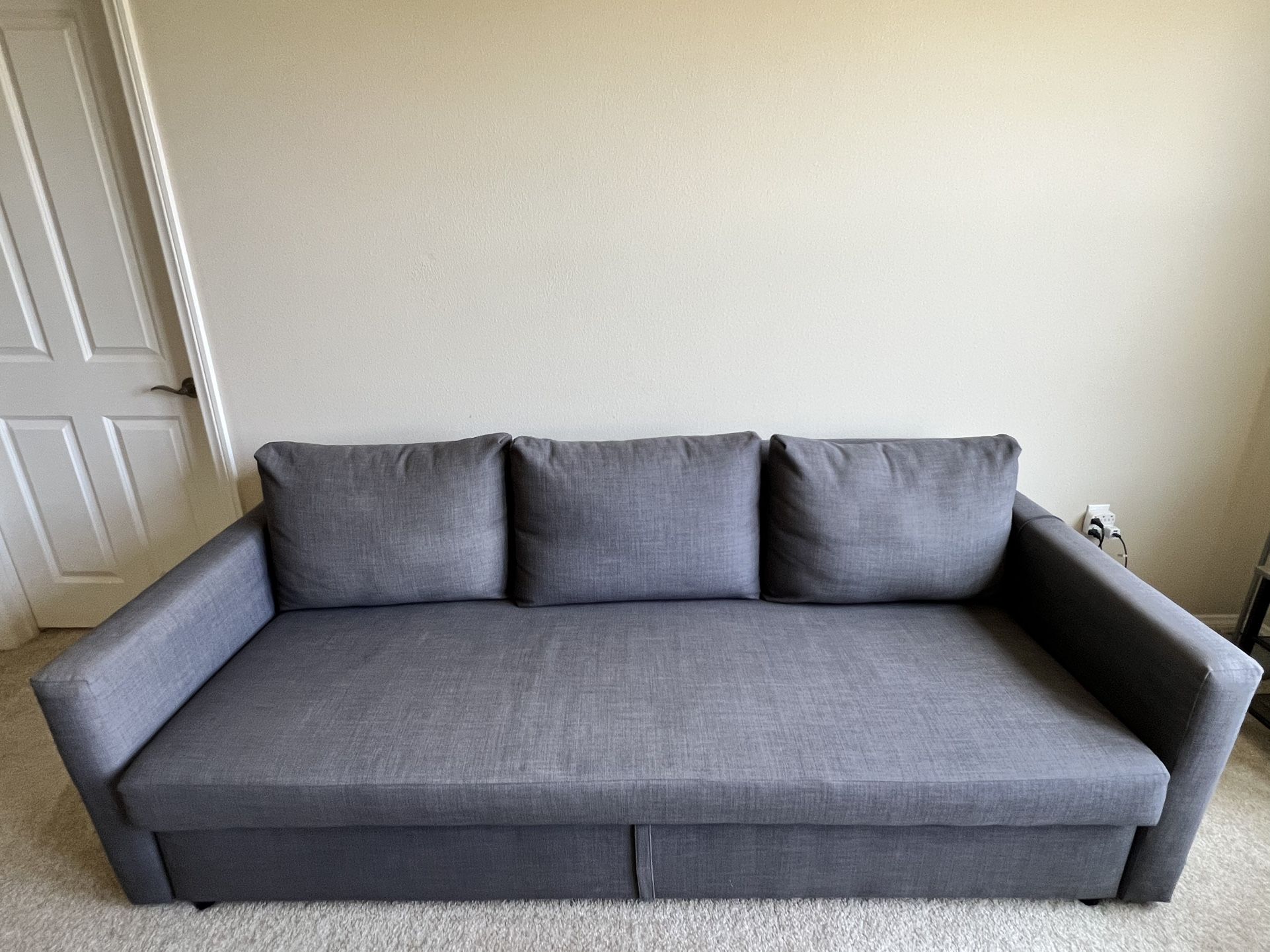 IKEA FRIHETEN Sleeper sofa, Skiftebo dark gray
