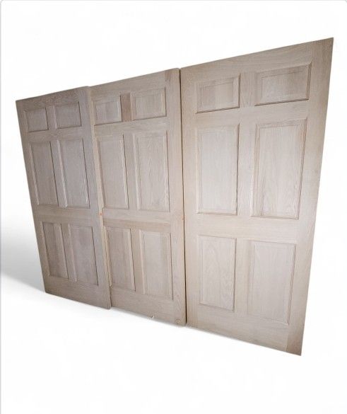 6 New 36" Inch Solid Oak Doors