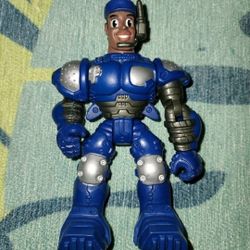 RESCUE HEROES JAKE JUSTICE 6in. ROBOTZ ACTION FIGURE
