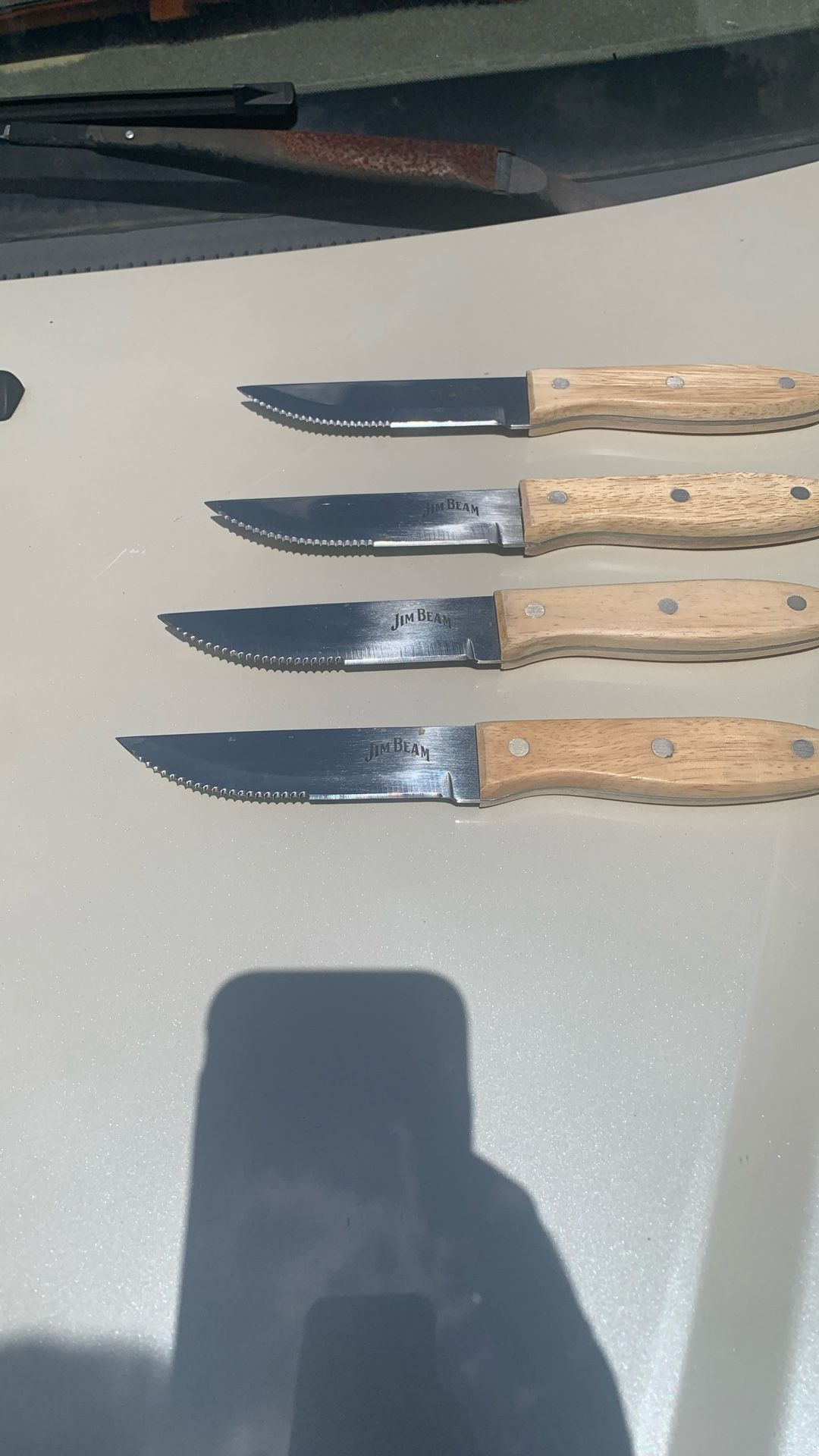 I’m Beam Steak Knives Four New 3inch Blade