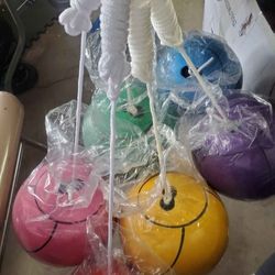 New Tetherballs $14 each 2x$25 ..PRICE IS FIRM located in Hesperia by the Hesperia jr high school.