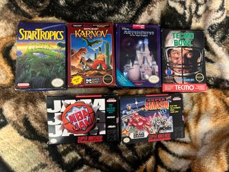 Vintage Video Games Nintendo ( NES) Super Nintendo ( SNES)