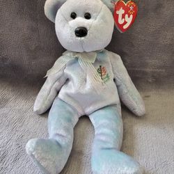 Issy Jakarta Ty Beanie Baby Teddy Bear MWMT Four Seasons Hotel Collection 2001