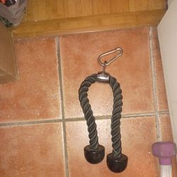 Tricep Gym Rope Pushdown 