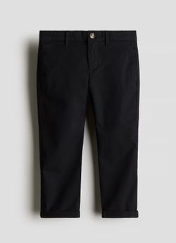 H&M Toddler Boy Black Cotton Dress Pants 4 4T