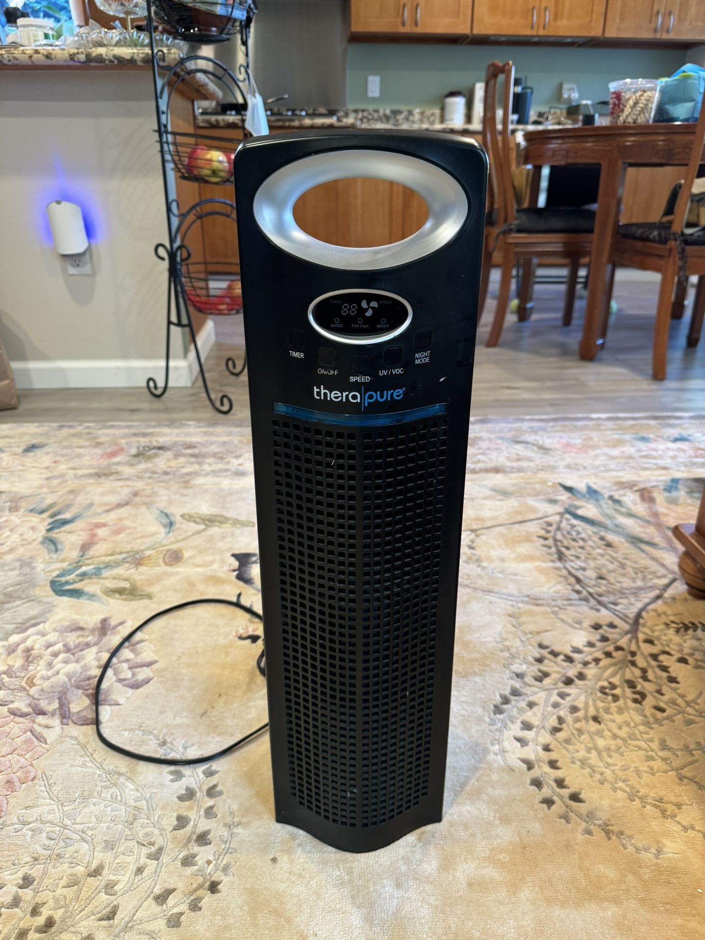 ENVION 3 -Speed Black HEPA Air Purifier (Covers: 395-sq ft )