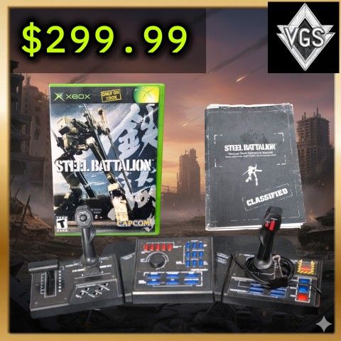 *RARE* Steel Battalion Controller & Game Software Set