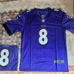 Lamar Jackson #8 Baltimore Ravens NFL Jersey (Men’s)