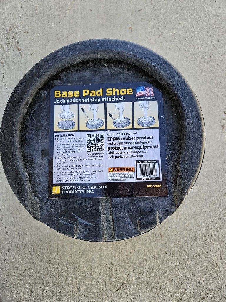 Base Pad For RV Leveling Jacks