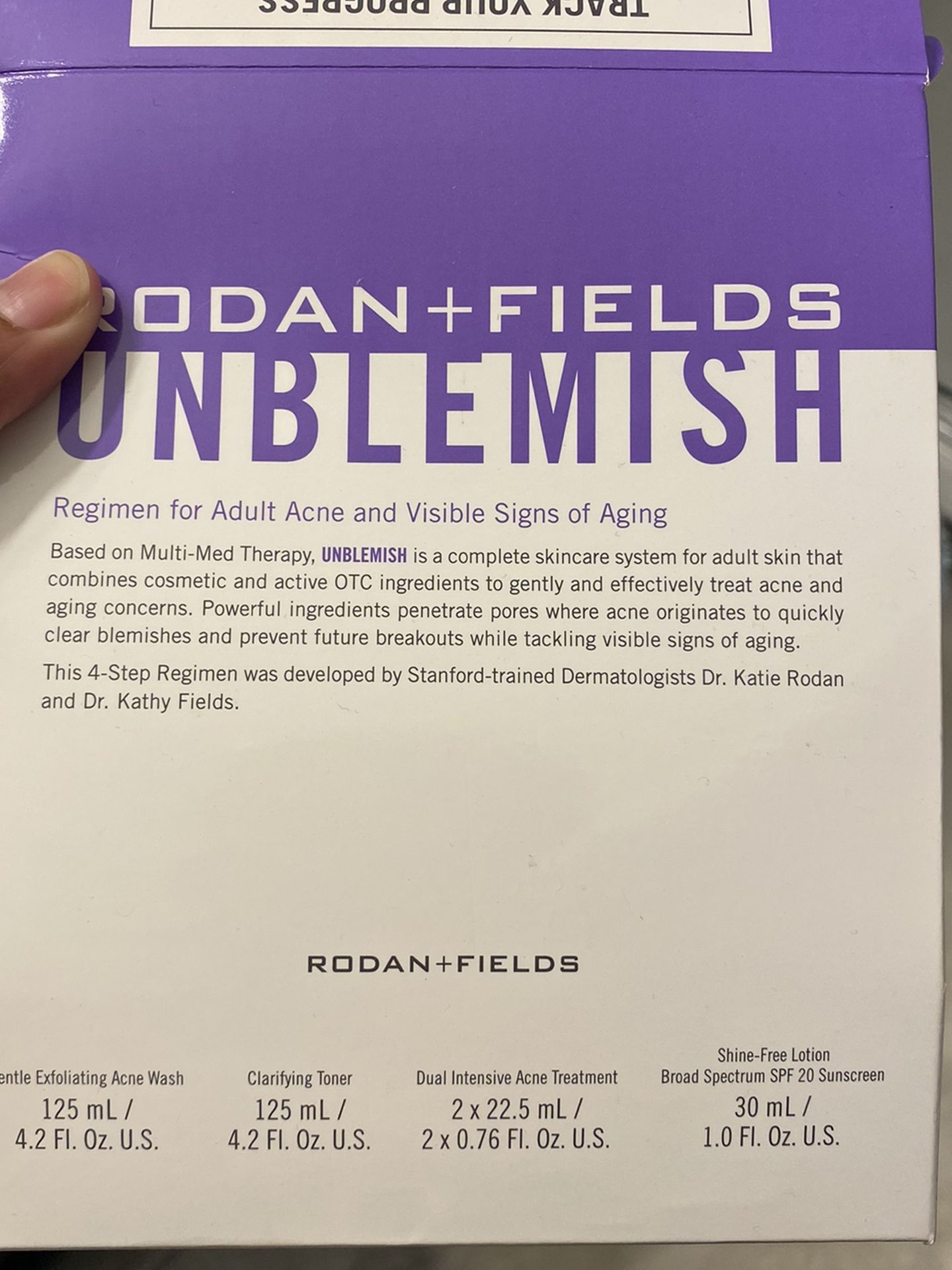 Rodan + Fields Unblemish kit