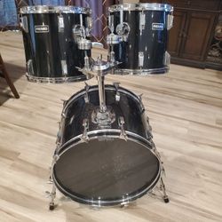 90's Remo Quadura Toms, Bass Drum and Tom Holder. 