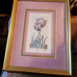 Vintage Stephen Whittle Framed Limited Ed, #19/275 "Tulips 1" 18"x14" Signed!