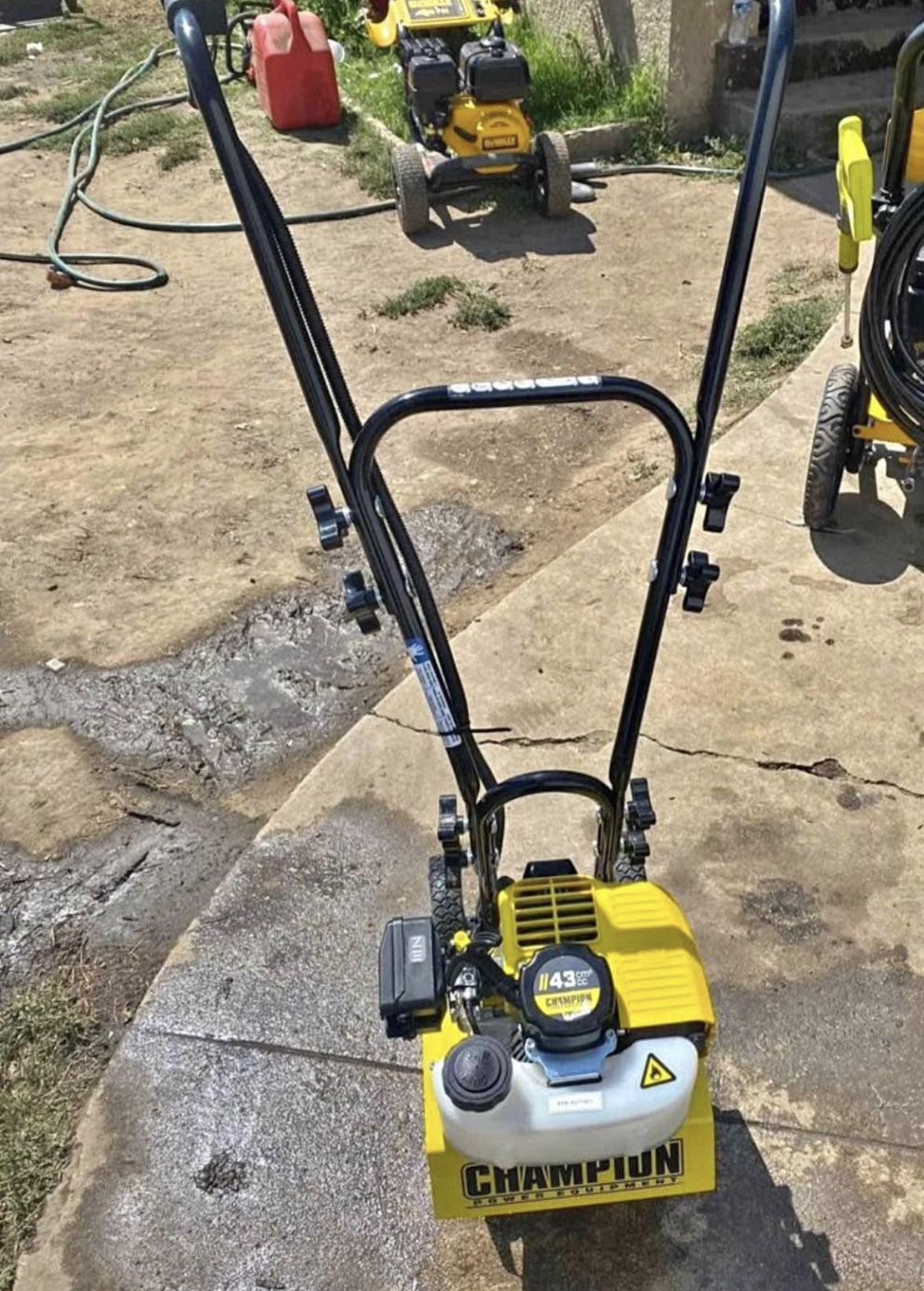 Champion 2 Stroke Portable Gas Tiller