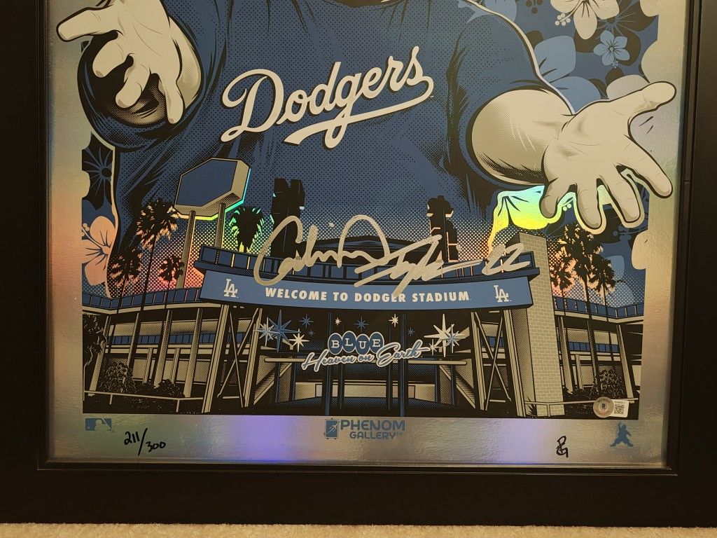 Gabriel “Fluffy” Iglesias Signed Dodger Stadium Holographic Poster Beckett #BH085411, Poster #211/300