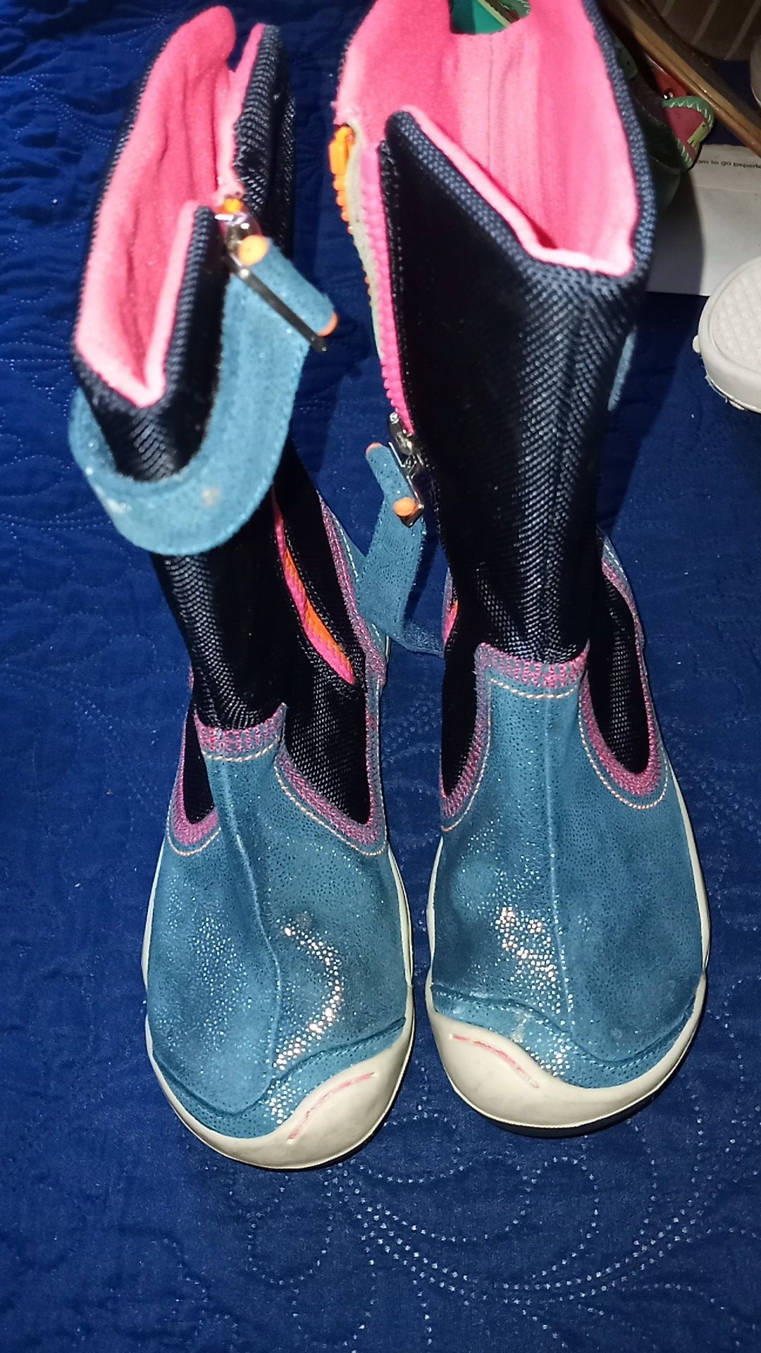 girl rain boots size 12