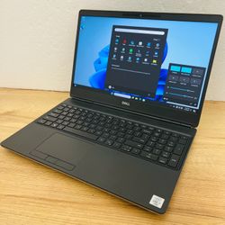 Dell i7 10th Gen 6 Core 15.6” Full HD laptop workstation / Windows 11 Pro / Camera / SSD 512GB / RAM 32GB / NVIDIA / Antivirus / Charger