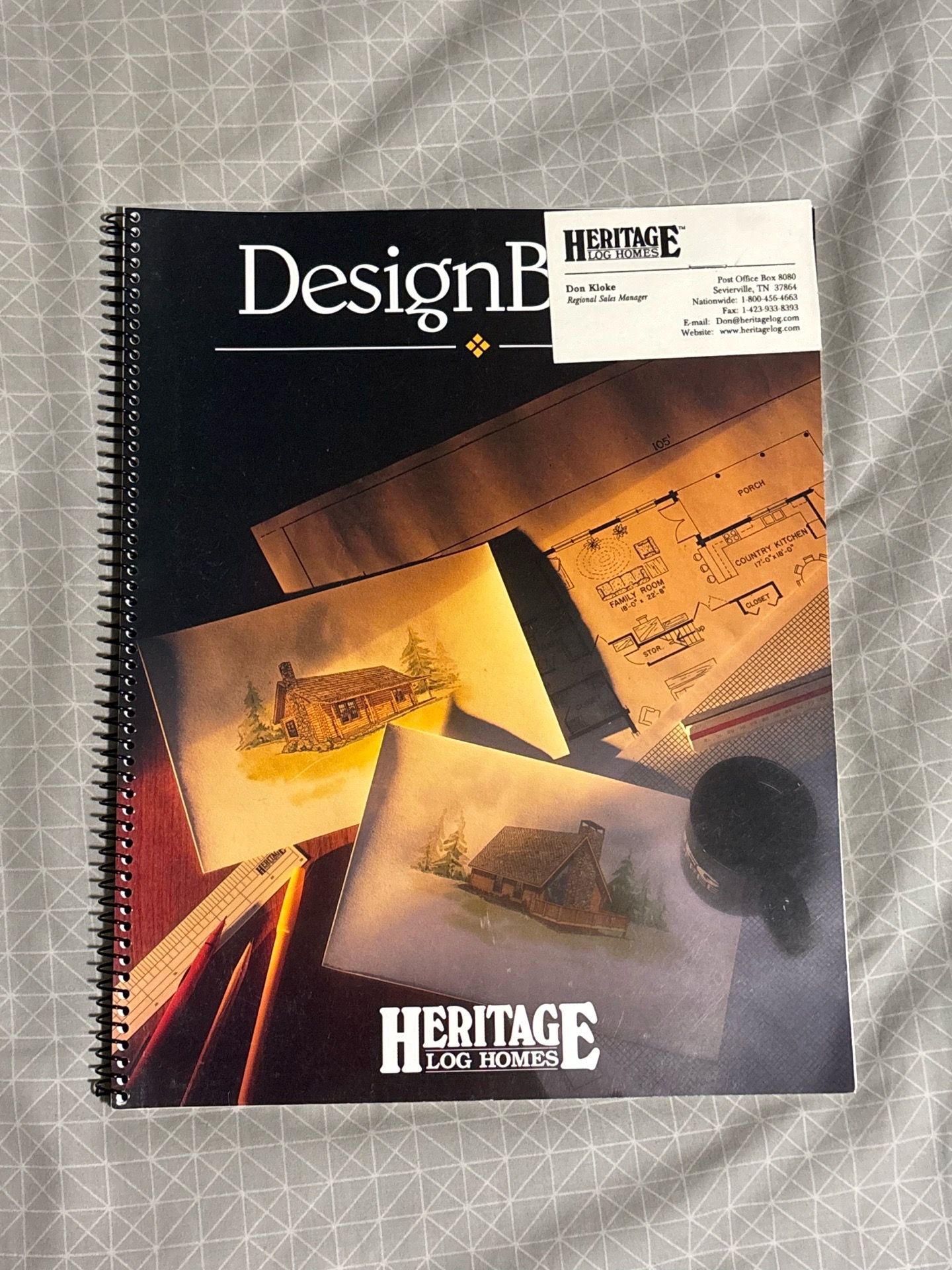 Vintage Heritage Log Homes Design Book Floor Plans Catalog